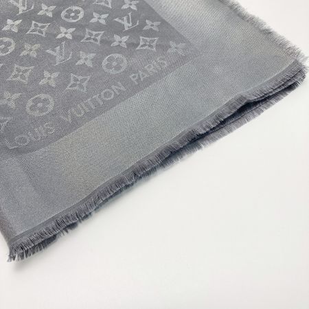  LOUIS VUITTON ルイヴィトン ショール・モノグラム シャイン SV ストール マフラー