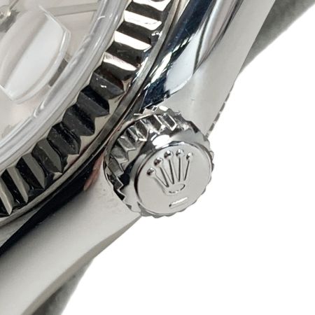  ROLEX ロレックス デイトジャスト U番 69174NR シェル 自動巻き レディース 腕時計 箱・ギャランティ有