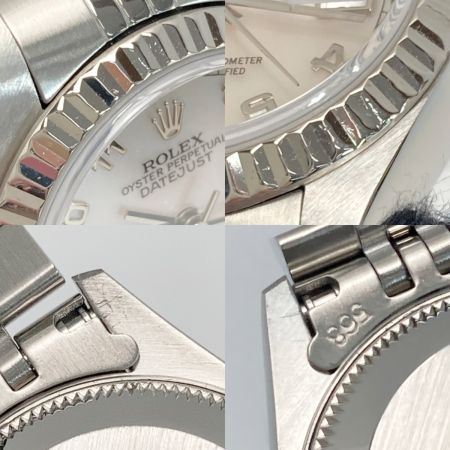  ROLEX ロレックス デイトジャスト U番 69174NR シェル 自動巻き レディース 腕時計 箱・ギャランティ有