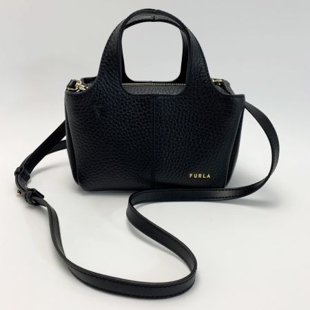  FURLA フルラ レザー WB00614 ブラック 2WAYバッグ ストラップ・袋付