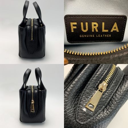  FURLA フルラ レザー WB00614 ブラック 2WAYバッグ ストラップ・袋付
