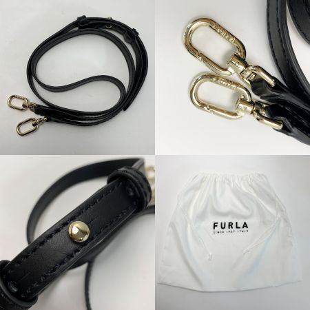  FURLA フルラ レザー WB00614 ブラック 2WAYバッグ ストラップ・袋付