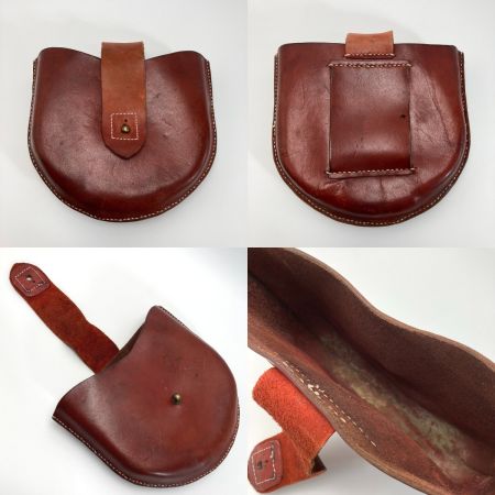   鹿角 インスタネット 4L 革ケース 付き タモ 釣り用品