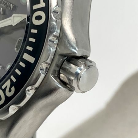  CITIZEN シチズン エコドライブ エアダイバー 200m 8512-H16455 ブラック ソーラー レディース 腕時計