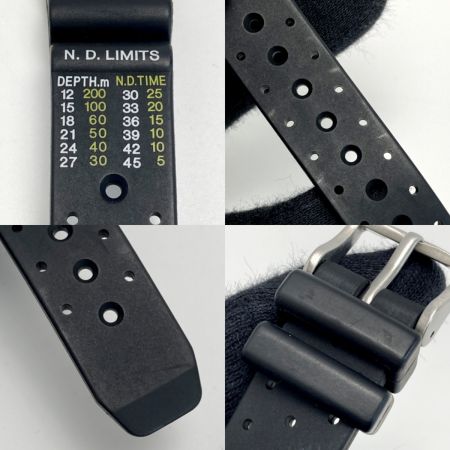  CITIZEN シチズン エコドライブ エアダイバー 200m 8512-H16455 ブラック ソーラー レディース 腕時計