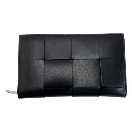  BOTTEGA VENETA ボッテガヴェネタ マキシイントレチャート ブラック レザー 651368 V3U01 ブラック 財布 