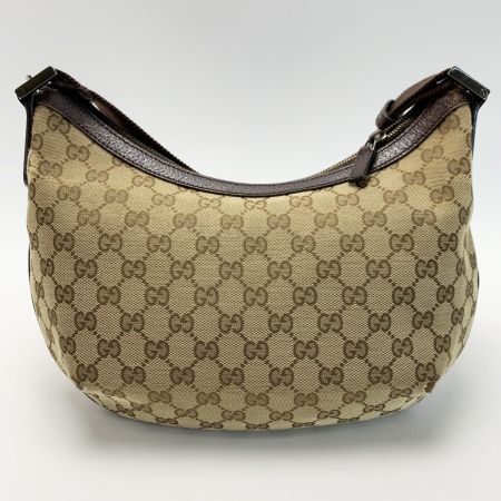  GUCCI グッチ ショルダーバッグ 181092 ブラウン×ライトブラウン キャンバス×レザー