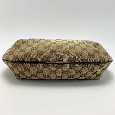  GUCCI グッチ ショルダーバッグ 181092 ブラウン×ライトブラウン キャンバス×レザー