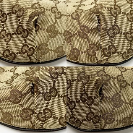  GUCCI グッチ ショルダーバッグ 181092 ブラウン×ライトブラウン キャンバス×レザー