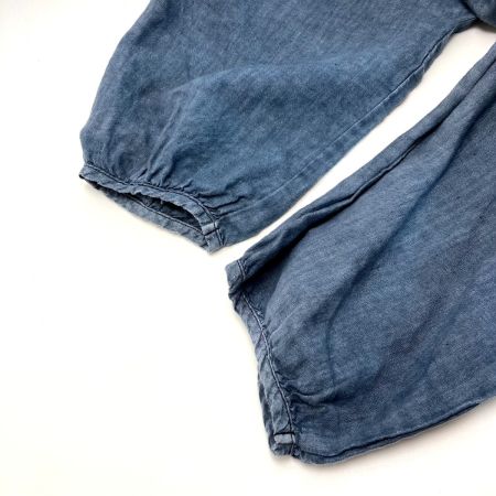  a+koloni リネンワンピース ネイビー サイズ不明 レディース