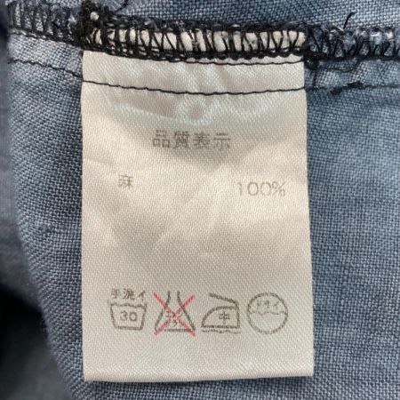  a+koloni リネンワンピース ネイビー サイズ不明 レディース