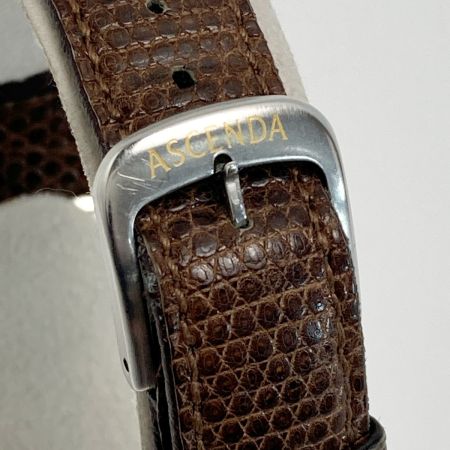  CITIZEN シチズン アセンダ 18K BEZEL 0337-H15963 シルバー クォーツ メンズ 腕時計 ASCENDA