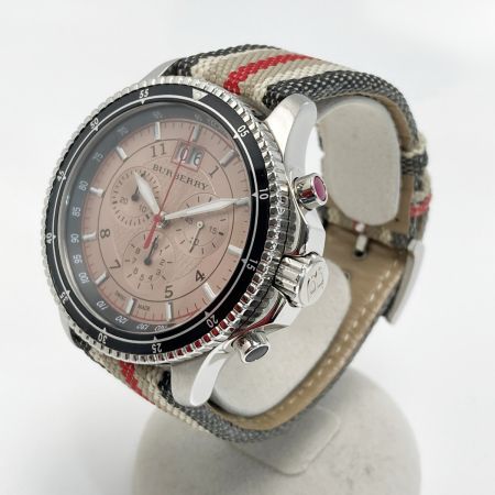  BURBERRY バーバリー エンデュランス クロノグラフ BU7600 ベージュ クォーツ メンズ 腕時計