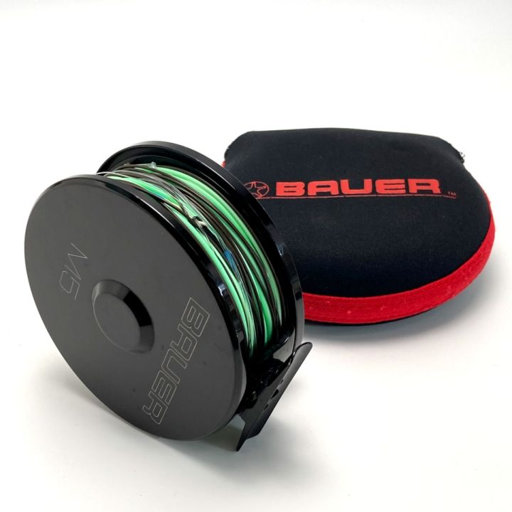 Bauer バウアー M5 フライリール ポーチ付き - 中古釣り・フィッシング
