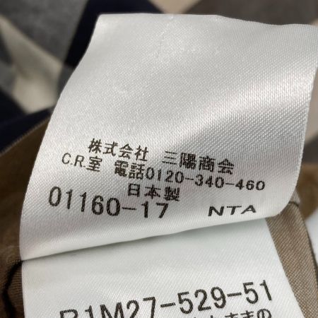  BURBERRY LONDON バーバリーロンドン シャツ チェック柄 B1M27-529-51 カーキ SIZE 38 レディース