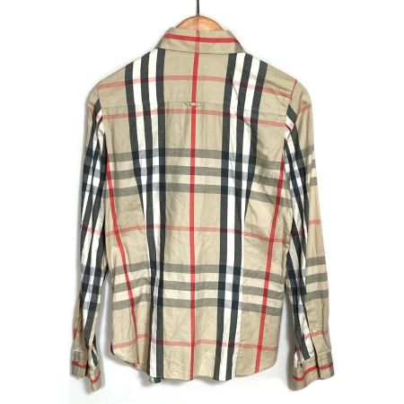  BURBERRY LONDON バーバリーロンドン シャツ チェック柄 FED72-083-51 ベージュ サイズ 38 レディース