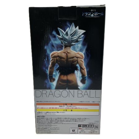  BANDAI バンダイ 一番くじ ドラゴンボール～サイヤ人、ここに極まれり～ A賞 孫悟空（身勝手の極意） フィギュア