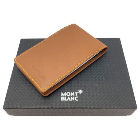  MONTBLANC モンブラン メモ帳カバー メモ用紙 ブラウン