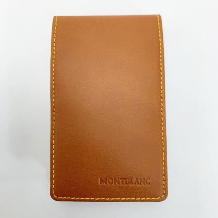  MONTBLANC モンブラン メモ帳カバー メモ用紙 ブラウン