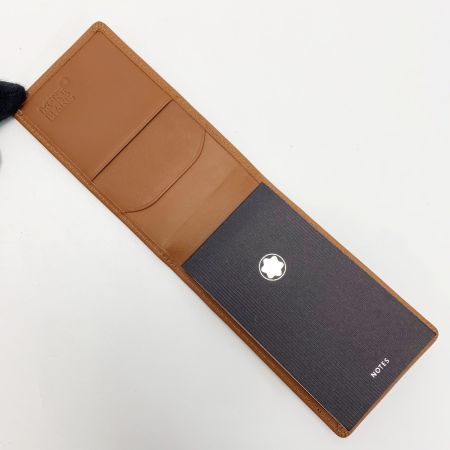  MONTBLANC モンブラン メモ帳カバー メモ用紙 ブラウン