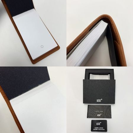  MONTBLANC モンブラン メモ帳カバー メモ用紙 ブラウン