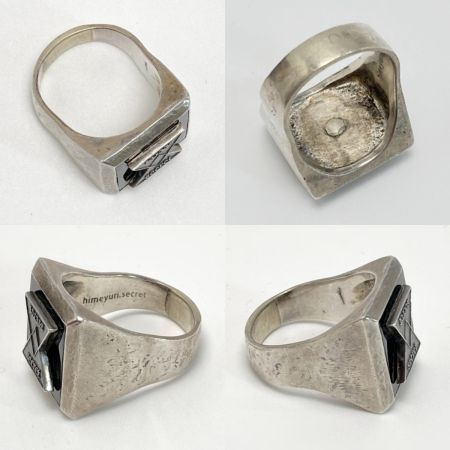  himeyuri.secret ヒメユリドットシークレット 束縛リング 12号相当 シルバー 指輪 箱有