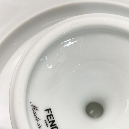  FENDI フェンディ オーロックロゴ ケーキスタンド プレート テーブルウェアコレクション 磁器 箱有