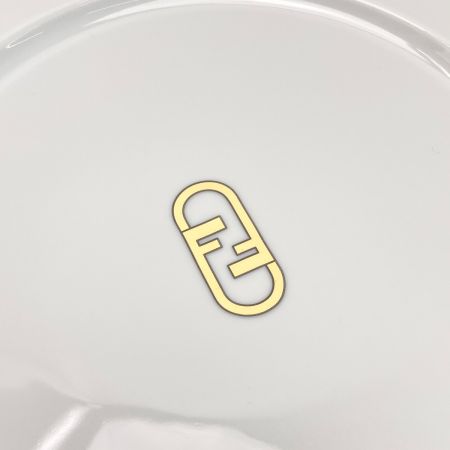 FENDI フェンディ オーロックロゴ プレート 2枚セット テーブルウェアコレクション お皿 箱有