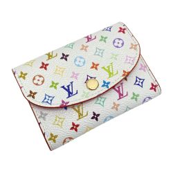 ☆☆ LOUIS VUITTON ルイヴィトン モノグラム マルチカラー LV×TM ポルトモネ・ロザリ M13399  村上隆 コインケース 財布 Aランク