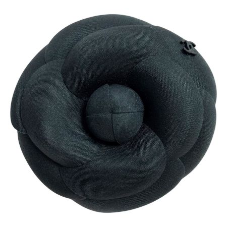  CHANEL シャネル ブローチ カメリア ブラック レディース