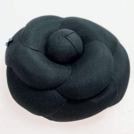  CHANEL シャネル ブローチ カメリア ブラック レディース