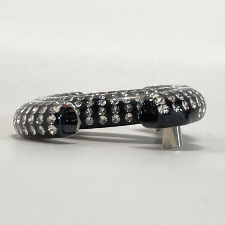  CHANEL シャネル ココマーク ラインストーン ブローチ D21K ブラック レジン