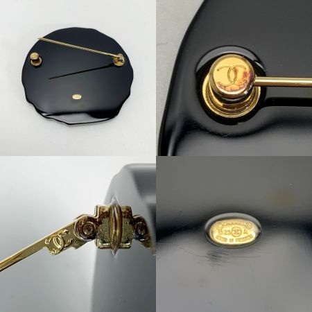  CHANEL シャネル 手書き風ココマーク D23A イエロー×ブルー ジュエリー アクセサリー ブローチ