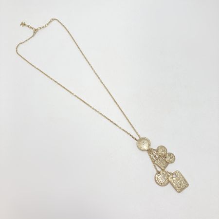  CHANEL シャネル メティエダールコレクション ネックレス F21A ゴールド GP ココマーク ラインストーン