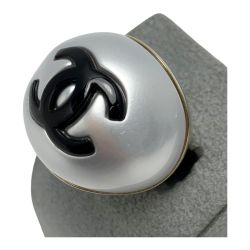 ☆☆ CHANEL シャネル CCマーク アクセサリー リング 25P ゴールド×シルバー SIZE 12号 Bランク