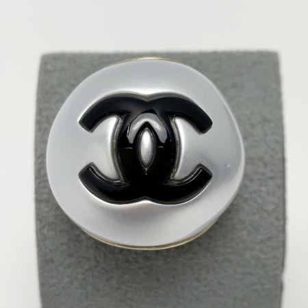  CHANEL シャネル CCマーク アクセサリー リング 25P ゴールド×シルバー SIZE 12号