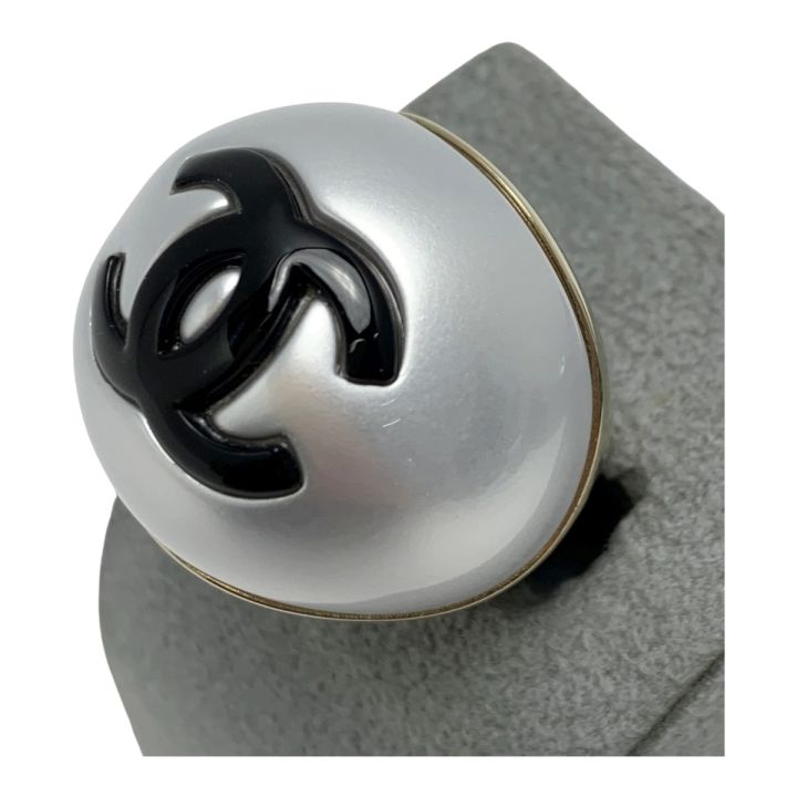 CHANEL シャネル CCマーク アクセサリー リング 25P ゴールド×シルバー