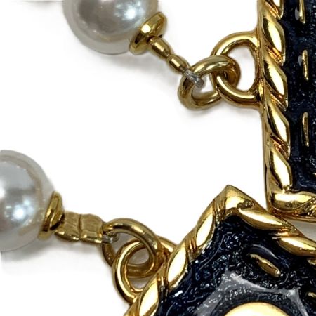  CHANEL シャネル №5 パール ネックレス I24P ロング メッキ ネックレス