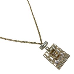 ☆☆ CHANEL シャネル 香水ボトルモチーフ ロングネックレス B24C ゴールド Bランク