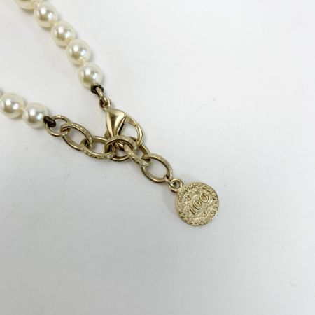  CHANEL シャネル パール CCロゴ F16V ラインストーン