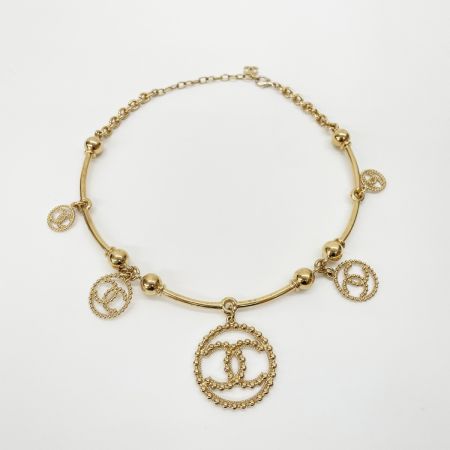  CHANEL シャネル アクセサリー チョーカーネックレス C22C ゴールド