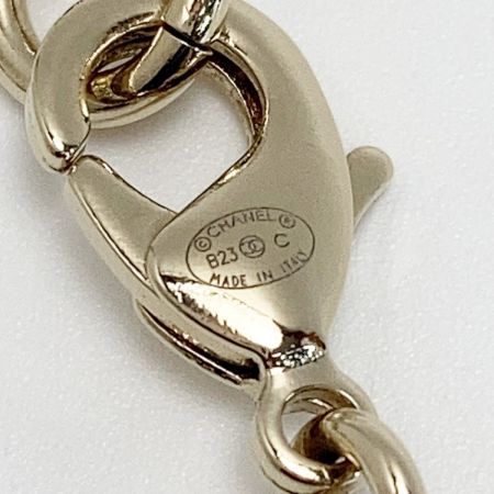  CHANEL シャネル ココマーク ハート アロー ネックレス B23C ゴールド GP ラインストーン