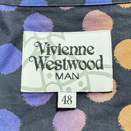  Vivienne Westwood ヴィヴィアン・ウエストウッド 長袖シャツ グラデーション SIZE 48 メンズ VW-WR-77008 ネイビー
