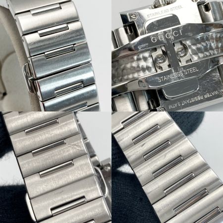  GUCCI グッチ Gレクタングル スクエア 100L シルバー クォーツ レディース 腕時計