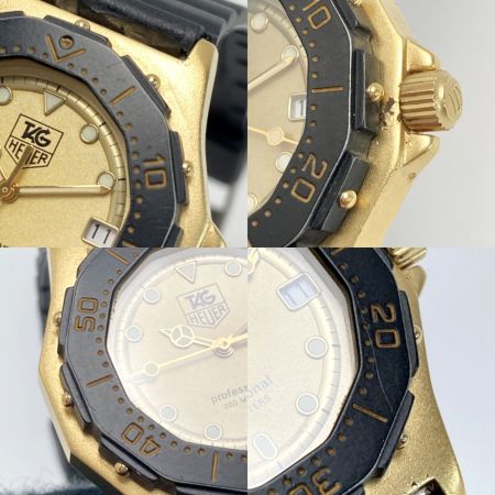  TAG HEUER タグホイヤー プロフェッショナル 200ｍ デイト Ref.937.413 ゴールド クォーツ ボーイズ 腕時計