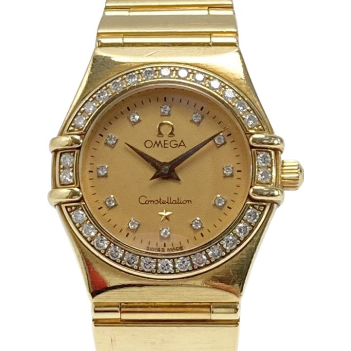 OMEGA オメガ コンステレーション K18 ダイヤベゼル 1167.15 ゴールド