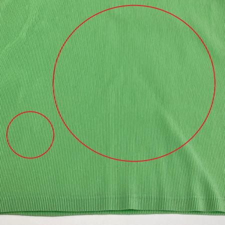  ISSEY MIYAKE イッセイミヤケ PLEATS PLEASE 半袖 カットソー PP23-FK305 黄緑 サイズ 3 レディース