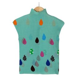 ☆☆ ISSEY MIYAKE イッセイミヤケ ノースリーブカットソー MI71FK443 エメラルドグリーン サイズ不明 レディース Bランク