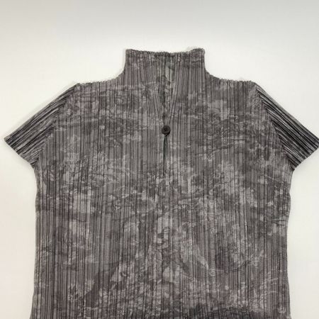  ISSEY MIYAKE イッセイミヤケ PLEATS PLEASE ノースリーブワンピース PP53-JH894 グレー サイズ 3 レディース