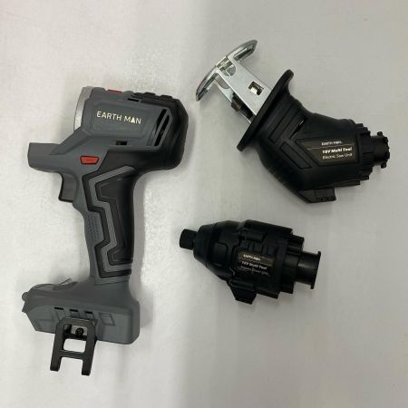  EARTH MAN アースマン ﾏﾙﾁﾂｰﾙ SL-18BMTLAS グレー 付属品完備